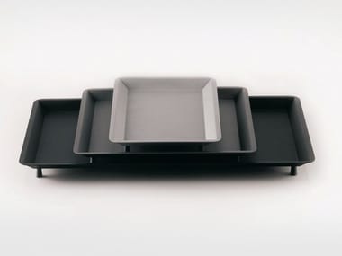 SUCCESSO - Rectangular plate tray by Danese Milano
