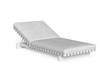 ARGO-ALU - Recliner fabric sun lounger by Talenti