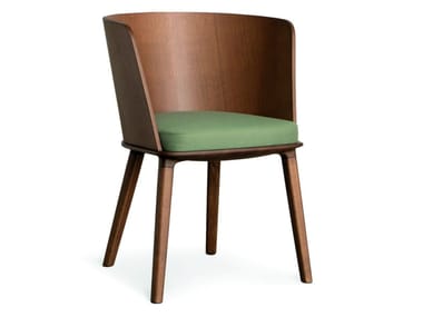 SUNDAY 12 - Wooden chair with integrated cushion by Very Wood