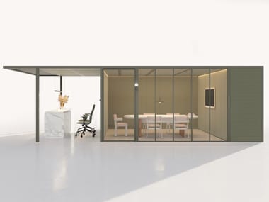 SUPPORT RECEPTION WITH MEETING AND PRINT - Reception desk by Kettal