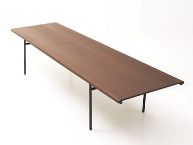 SUZANNE - Rectangular ash garden table by Paola Lenti