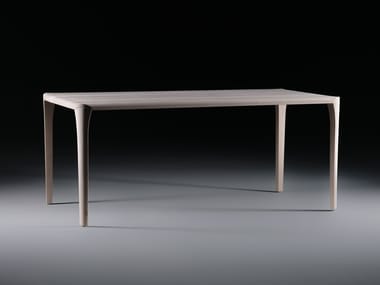 SWEL - Rectangular solid wood table by Artisan