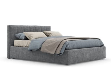 SWELL - Upholstered double bed with removable cover by Nidi