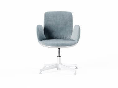 FIOR DI LOTO - Office chair with 4-Spoke base and Baydur® backrest cover by Frezza