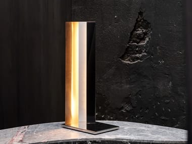 MANO LIGHT - LED stainless steel table lamp by Tacchini