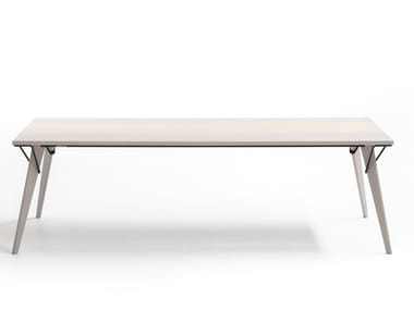 OVERDYED - Rectangular wooden table by Moroso