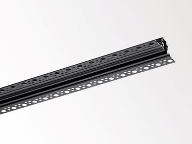 TAGLINE TRIMLESS - LED recessed aluminium track-Light by Delta Light