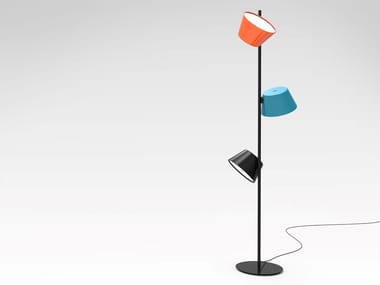 TAM TAM P3 - Adjustable aluminium floor lamp by Marset