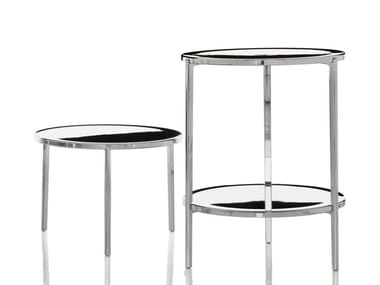 TAMBOUR - Low round aluminium coffee table by Magis