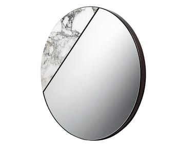 TAREG - Wall-mounted marble mirror by Visionnaire