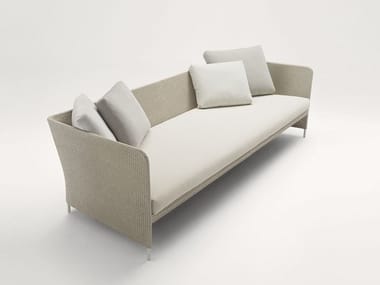 TEATIME - 3 seater fabric garden sofa by Paola Lenti