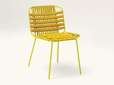 TELAR - Synthetic fibre garden chair by Paola Lenti