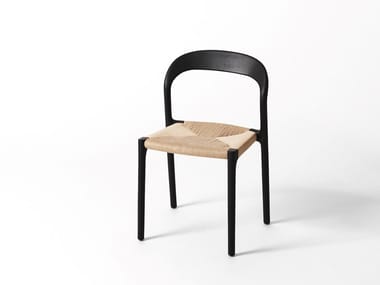 TICINO - Open back ash chair by Living Divani