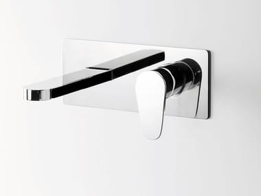 TIP - Wall-mounted metal washbasin mixer by Ritmonio