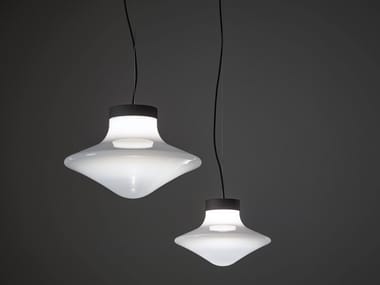 TROTTOLA - LED opal glass pendant lamp by Brokis