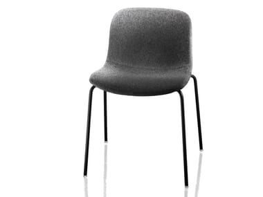 TROY - Upholstered fabric chair by Magis