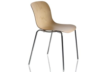 TROY - Stackable multi-layer wood chair by Magis