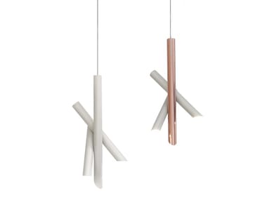 TUBES 3 - LED aluminium pendant lamp by Nemo