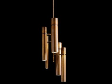 TUBULAR - LED brass pendant lamp by Henge