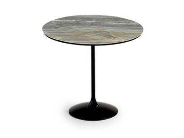 TULIP - Round ceramic coffee table by Sovet Italia