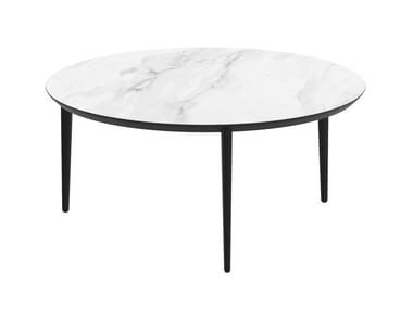 U-NITE - Round ceramic garden table by Royal Botania