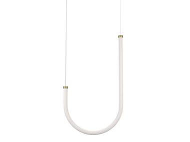 UNSEEN - LED brass and polycarbonate pendant lamp by Petite Friture