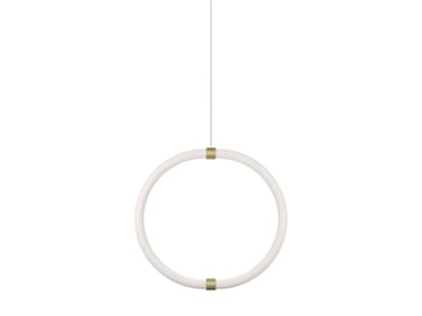 UNSEEN - LED brass and plycarbonate pendant lamp by Petite Friture