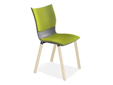 ONYX V - Upholstered plastic chair by Casala