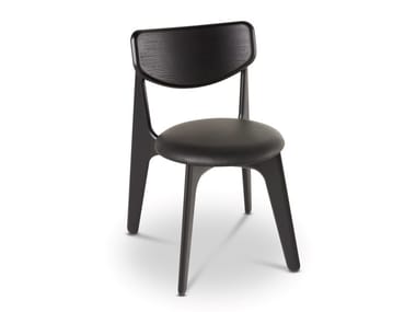 SLAB - Upholstered wooden chair by Tom Dixon