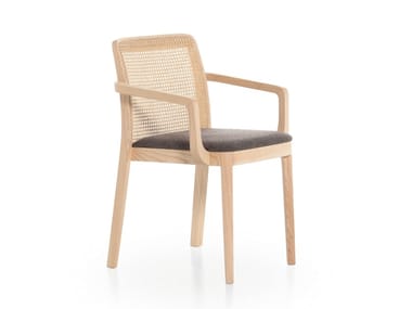 URBAN 12C - Ash chair with armrests by Very Wood