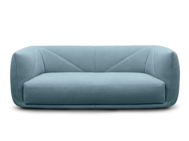 VELA - 3 seater sofa with removable cover by Saba Italia