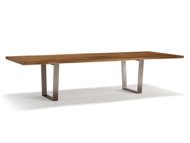 VERO COMPACT - MINIMAL - Rectangular solid wood table by Arte Brotto