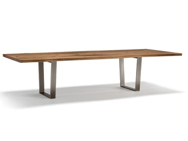 VERO - MINIMAL - Rectangular solid wood table by Arte Brotto