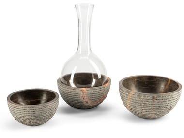 VERSANTE - Marble serving bowl / decanter by Visionnaire