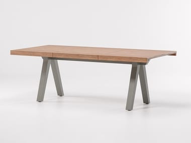 VIEQUES - Rectangular teak contract table by Kettal