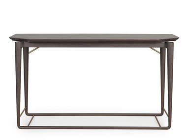 VINE - Rectangular solid wood console table by Turri