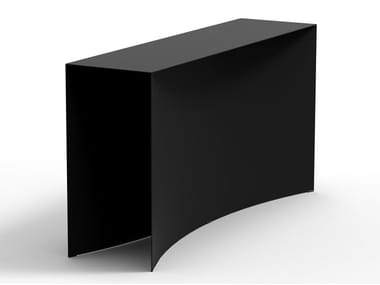 VOID - Rectangular steel freestanding console by Desalto