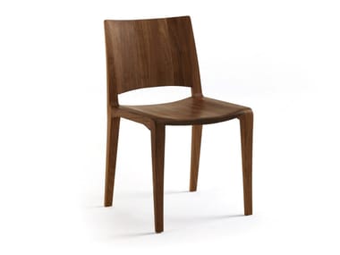 VOLTRI - Solid wood chair by Riva 1920