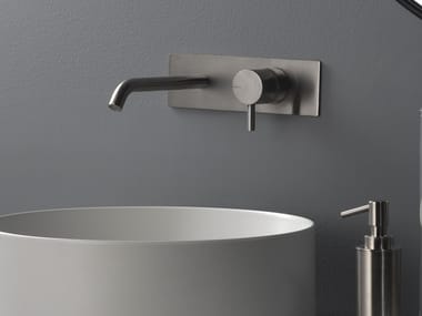 DIAMETRO35 S - 2 hole wall-mounted single handle washbasin tap by Ritmonio