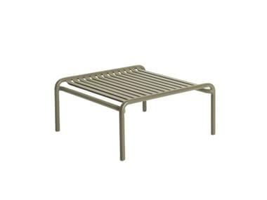 WEEK-END - Rectangular powder coated aluminium bistro side table by Petite Friture