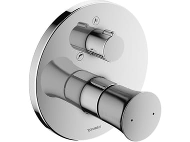 WHITE TULIP - Wall-mounted bathtub mixer with diverter by Duravit