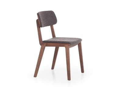 WING 01 - Wooden chair with integrated cushion by Very Wood