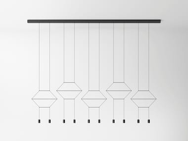 WIREFLOW LINEAL - LED pendant lamp by Vibia