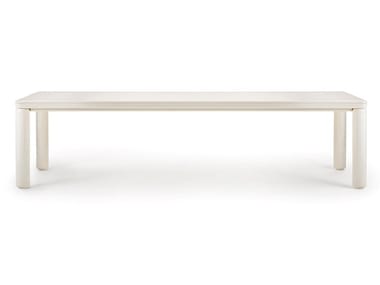 ROMA - Rectangular wooden table by Turri