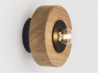 ROND - LED wooden wall lamp by Dark