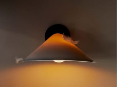 PLUME - LED aluminium wall lamp by DCW Editions