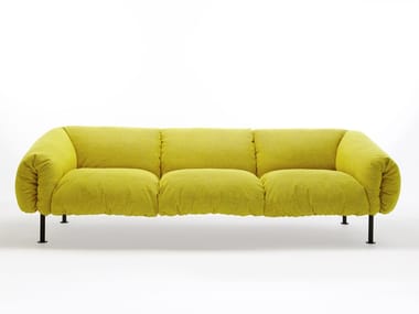 ZA:ZA - 3 seater fabric sofa by Zanotta