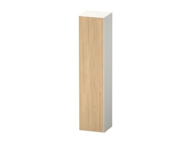 ZENCHA - Wooden bathroom column with doors by Duravit