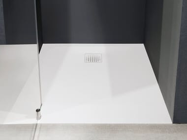 ZEROMATT - Rectangular Ceramilux® shower tray by Antonio Lupi Design