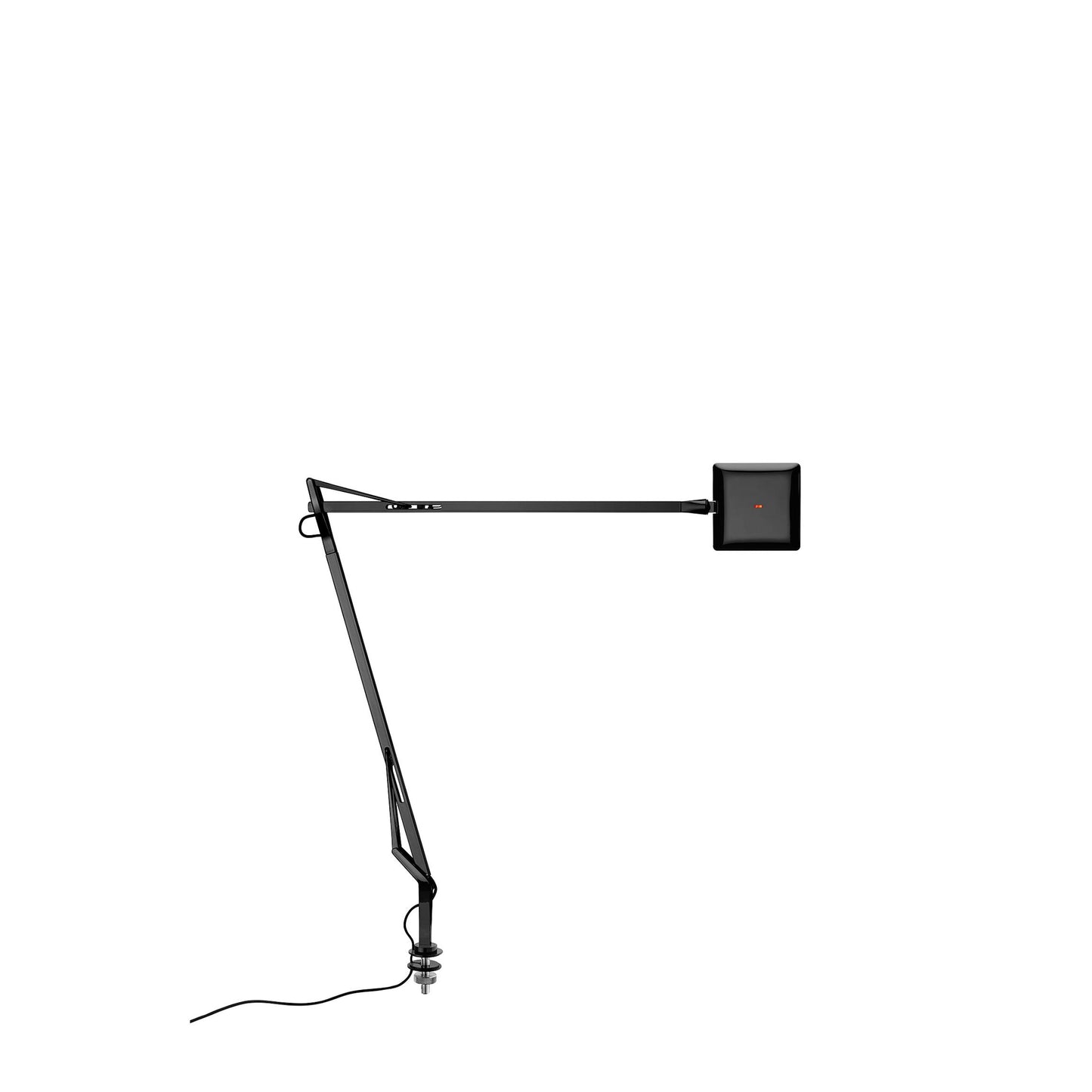 Kelvin Edge Table Lamp by Flos #Desk support (hidden cable)/Black